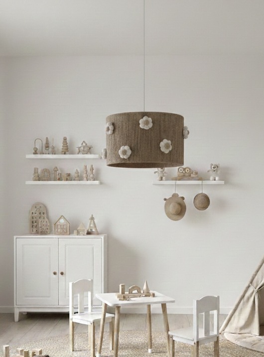 lampy do pokoju dziecka Lampa wisząca w stokrotki