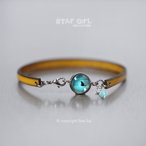 Star Girl, (wieża- Kiwi) -Bransoletka - simple Ewa Saj Fotografie