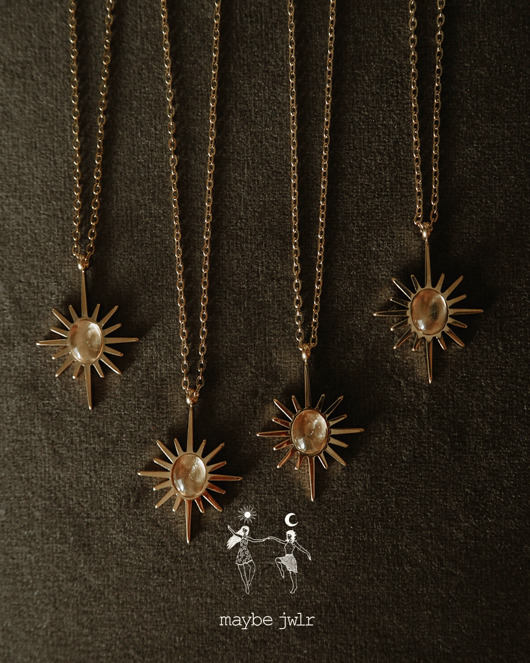 złote naszyjniki Naszyjnik Sun Energy