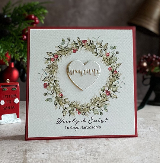kartki świąteczne Personalizowana kartka na Boże Narodzenie, BN 23D