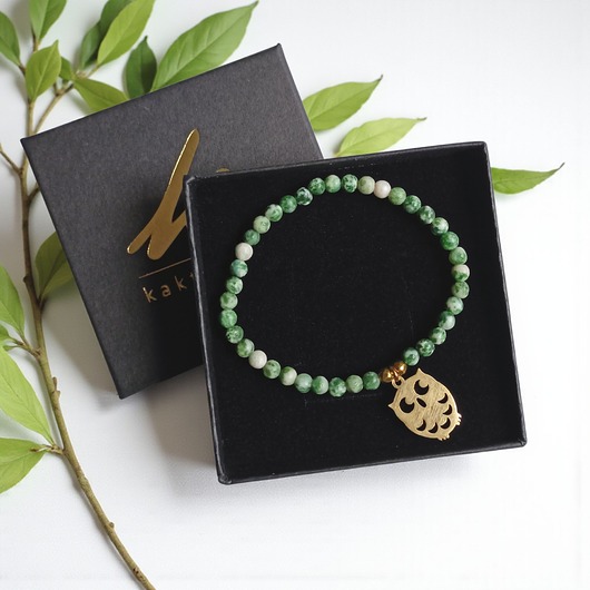 bransoletki z kamieni naturalnych SOWA na prezent