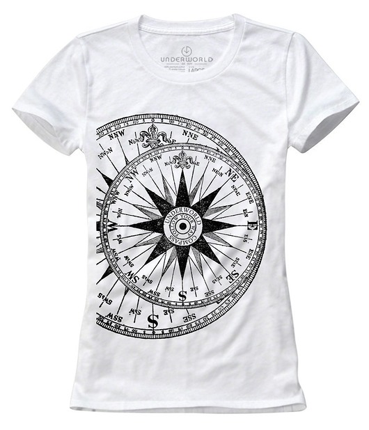 t-shirt damskie T-shirt damski UNDERWORLD Compass