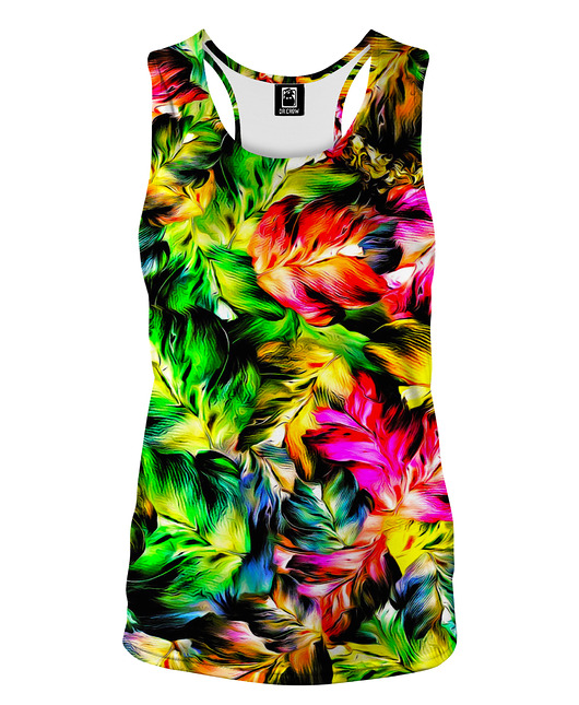 topy damskie DR.CROW Bokserka Top Jungle Leaves