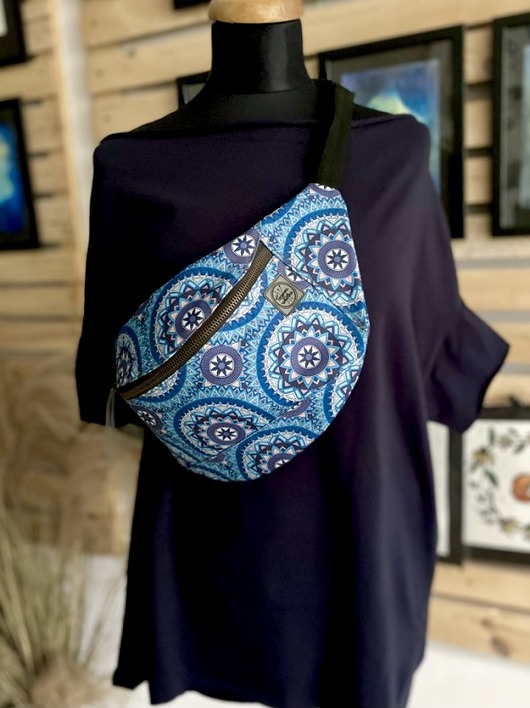 saszetka nerka Nerka mandale blue