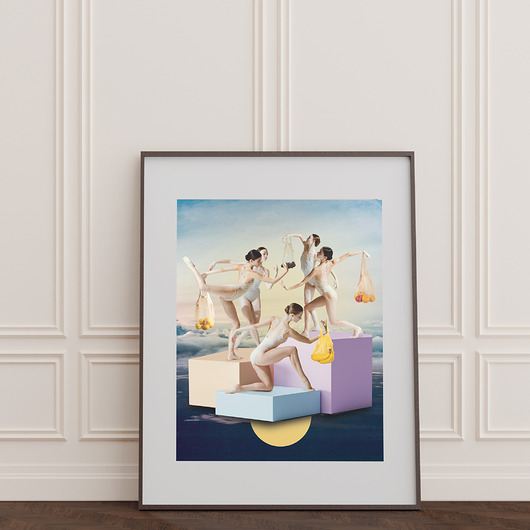 grafiki i ilustracje Plakat - Tanecznym Krokiem