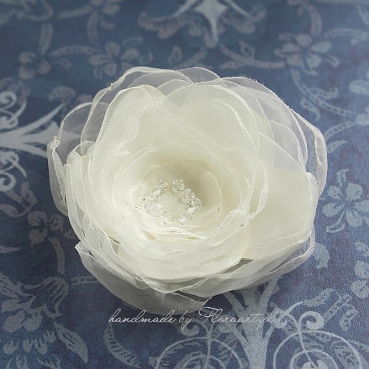 CREAMY kwiat do włosów FloraArt