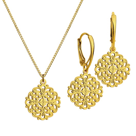 OKAZJA! Dzień Matki naszyjnik+kolczyki- srebro  Coccola JEWELLERY