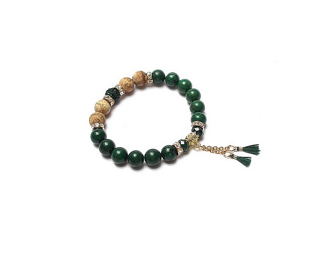 Troki /emerald/ - bransoletka KiKa pracownia