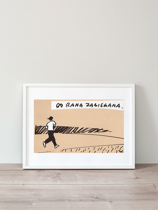 plakaty Plakat Od rana zabiegana