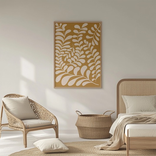 plakaty Plakat boho Rośliny na ścianę Minimalistyczny Plakat nowoczesny do salonu