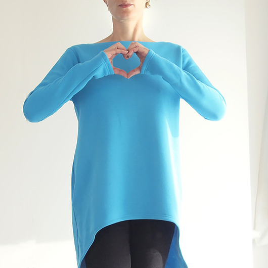 sukienki mini damskie Sukienka dresowa Przód tył Turkusowa