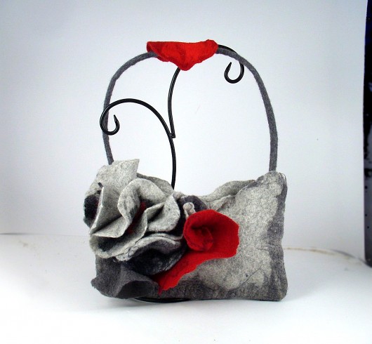 Jedwabnofilcowa Torebka: Living Bag filcant
