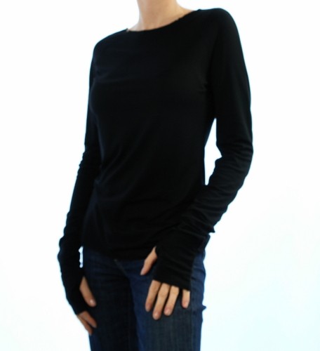 Top black long sleeves 36/S ART INDYWIDUALITY