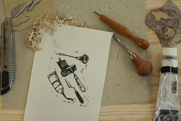 Warsztaty malarskie Linoryt czyli twoja pierwsza grafika - warsztaty malarskie