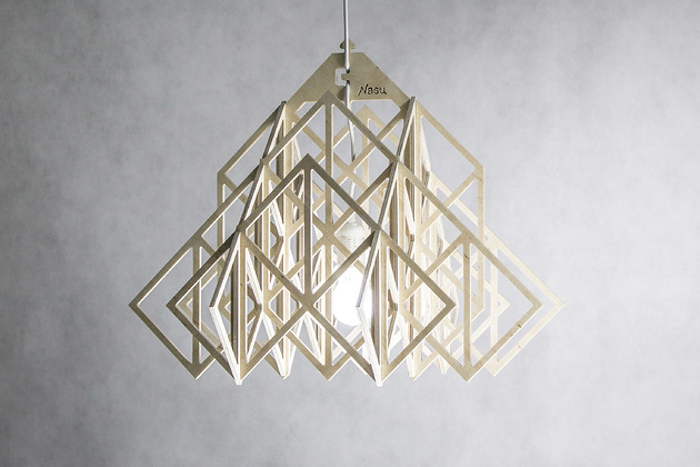 Lampa HIMMELI sklejka Lampy Nasu