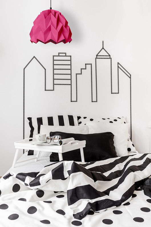 lampy wiszące Lampa wisząca origami ICEBERG S malinowa