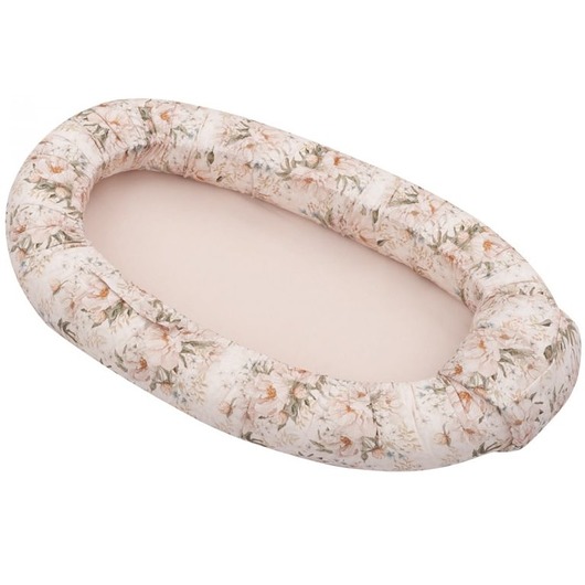 akcesoria do łóżeczek Kokon niemowlęcy Peonie Cream SM PZ
