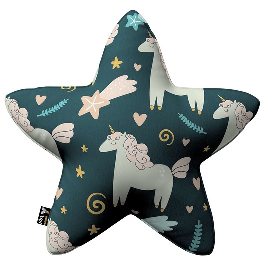 poduszki do pokoju dziecka Poduszka Lucky Star jednorożce
