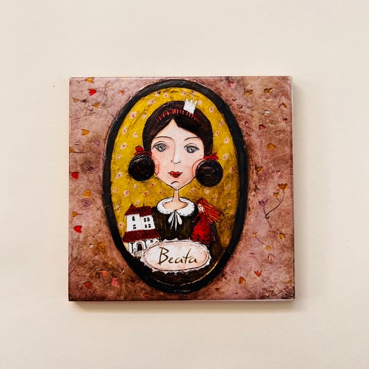 grafiki i ilustracje Kafle ceramiczne imienne