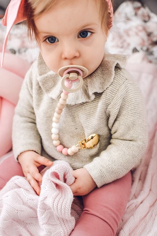 niemowlak - inne zawieszka do smoczka dla dziewczynki