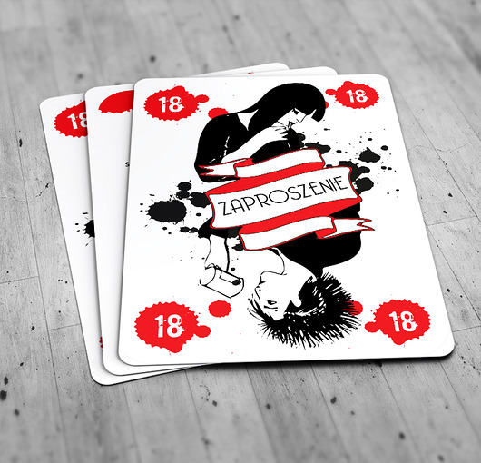 18-naste urodziny!!! - karciane zaproszenia Parallel World