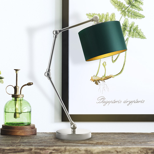 lampy stołowe Designerska lampka biurkowa z regulacją ASMARA GOLD