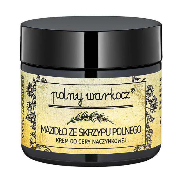kremy do twarzy i pod oczy Mazidło ze Skrzypu Polnego Krem do Cery Naczynkowej Polny Warkocz 50ml
