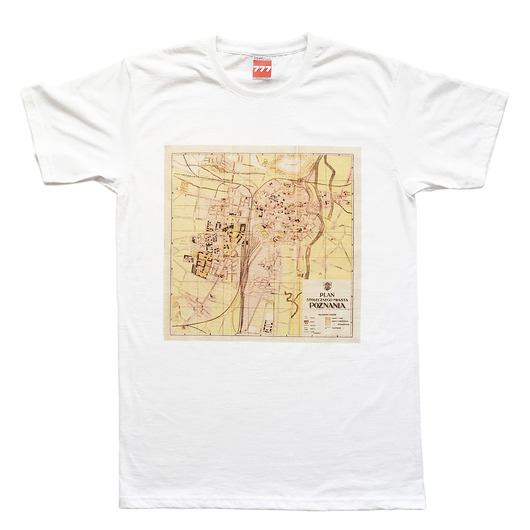 koszulka POZNAŃ plan stołecznego miasta 1929 777 Tshirts