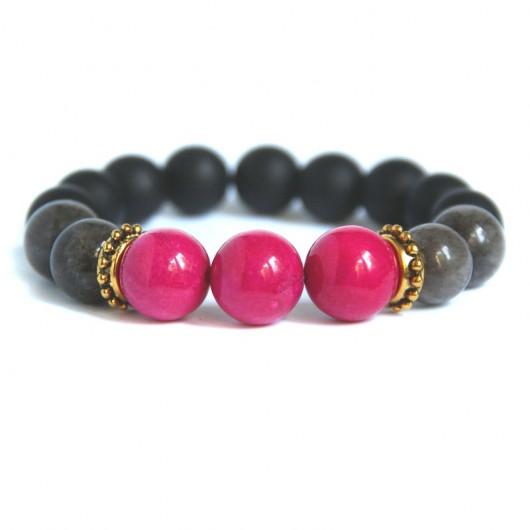 fuchsia, black & grey :: marmurowa kaktusia