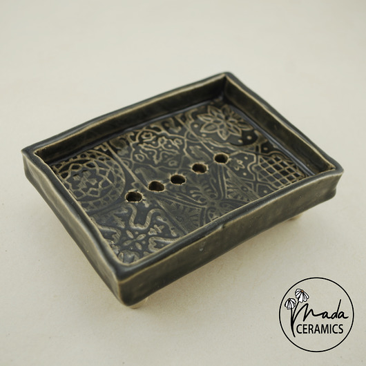 mydelniczki Mydelniczka ceramiczna Morocco (black)