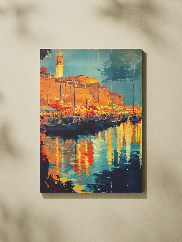 obrazy Wieczór w Splicie - obraz na płótnie