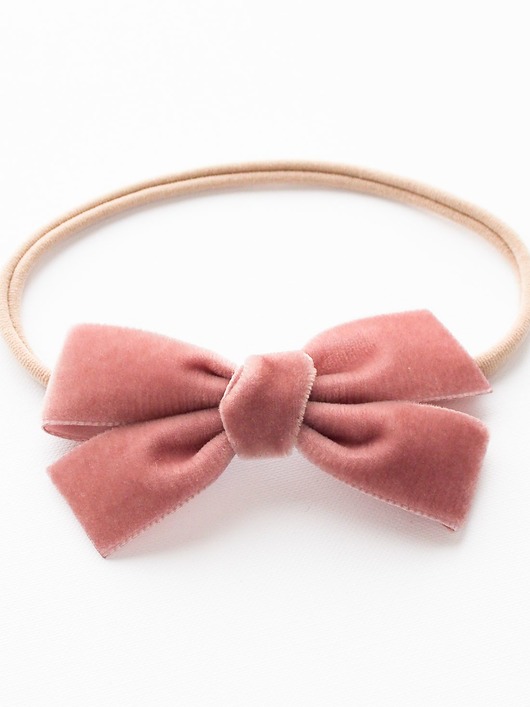 Opaska do włosów VELVET BOW Momilio