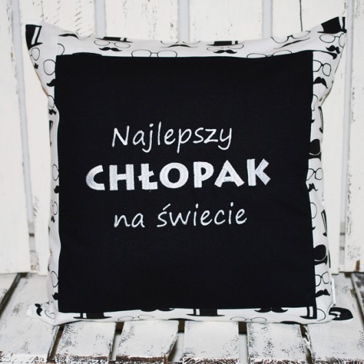 majunto Poduszka DZIEŃ CHŁOPAKA - Dżentelmen Majunto