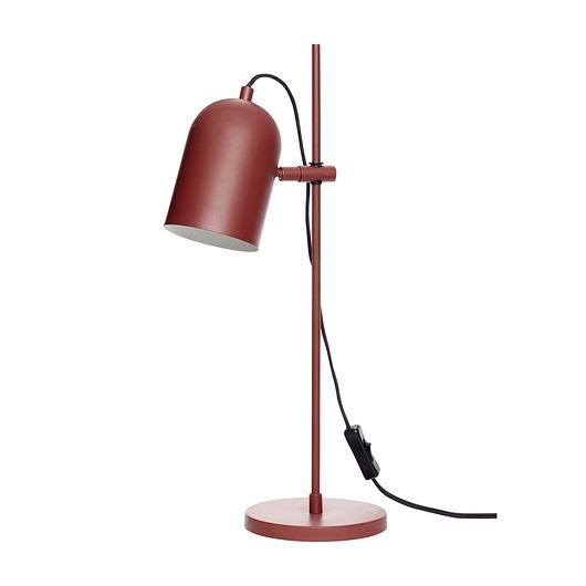 lampy stołowe Lampa stołowa Studio czerwona metal 50cm