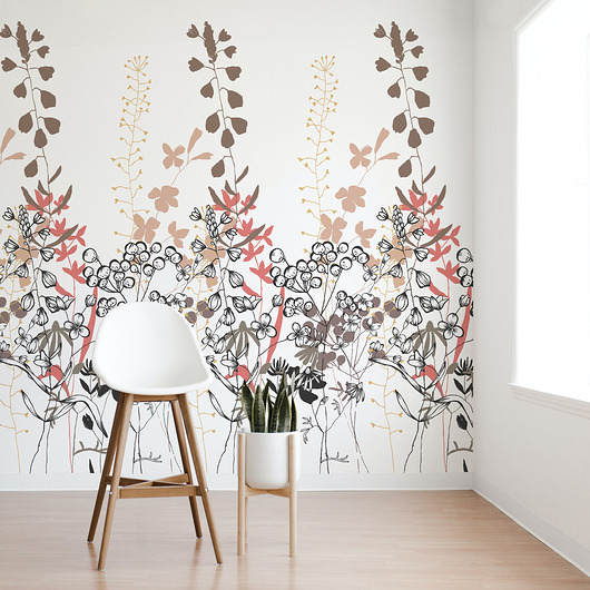 tapety i naklejki ścienne Panel Tapety 100x280 Botanical 2