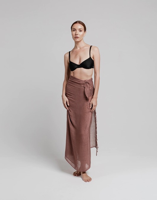 stroje kąpielowe i kostiumy kąpielowe damskie Sarong Rose