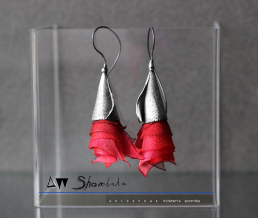 kolczyki wire wrapping kolczyki JAWA