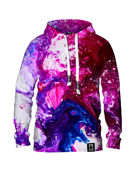 bluza z kapturem damska Damska Bluza z kapturem DR.CROW Akwarel Marble