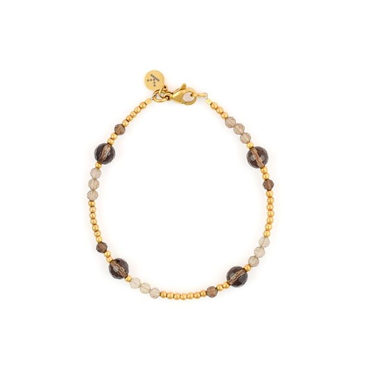 bransoletki z kamieni naturalnych Bransoletka z kroplami Kwarcu Dymnego