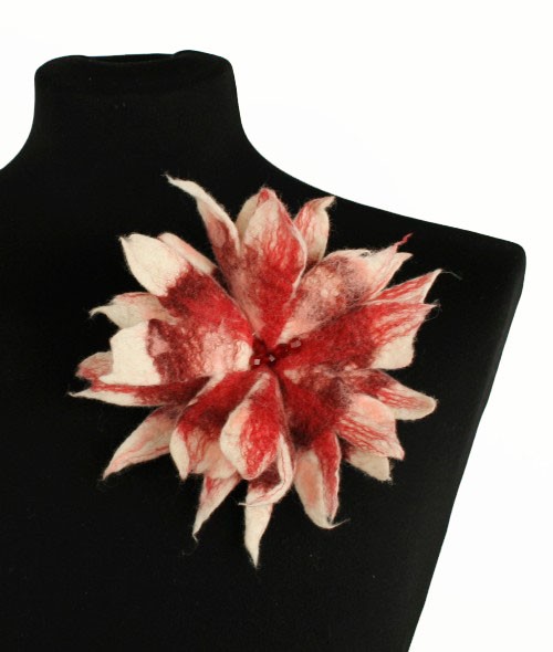 Filcowa Broszka: Farfalle filcant