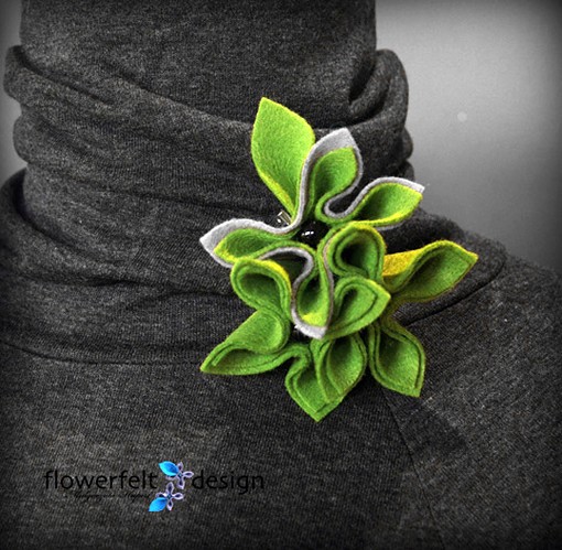 Wiosenna- Biżuteria Autorska  FlowerFelt Design