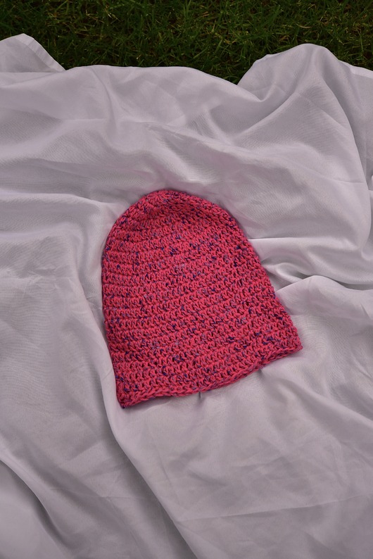 czapki damskie Czapka jesienna różowa