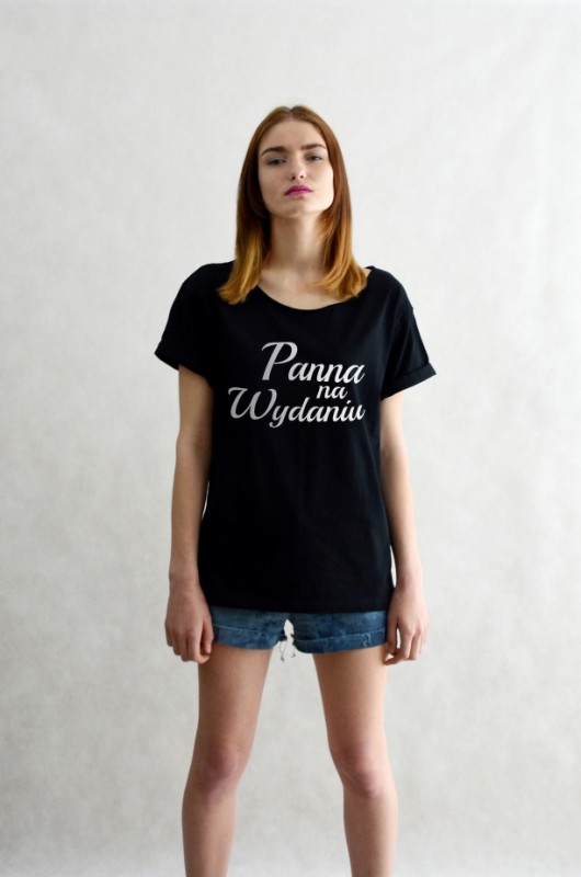 PANNA - Koszulka Oversize czarna T-shirt GAU great as You