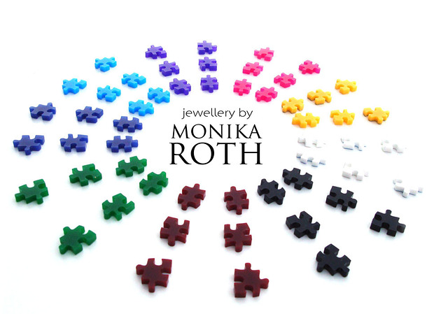 PuzzLove DeLuxe Mini / sztyfty srebrne Monika Roth
