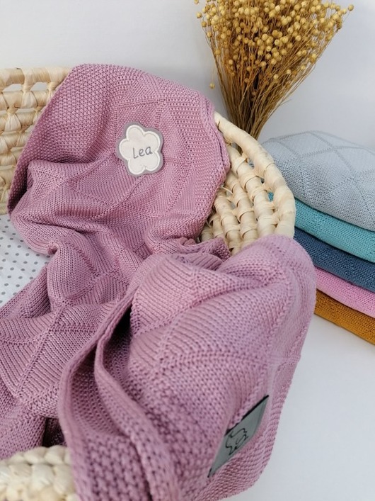 Bambusowy,personalizowany kocyk. Enitka Sweet Baby Room