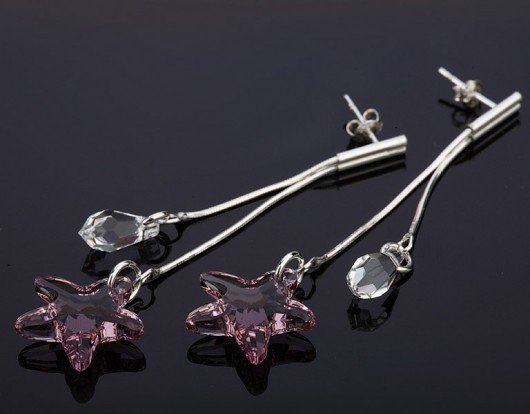 kryształ Swarovski starfish violet mellody