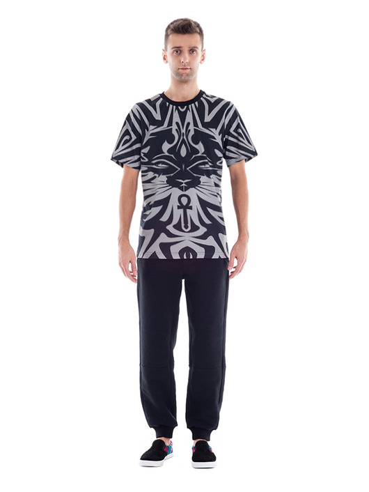 Bastet T-shirt (Grey) OKUAKU