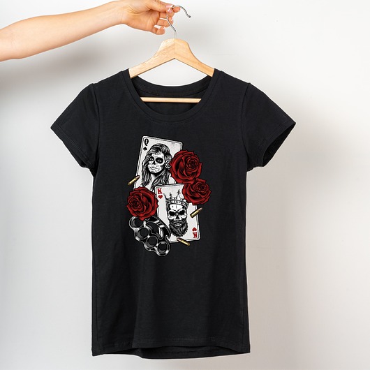 t-shirty męskie Koszulka  z nadrukiem King&Queen