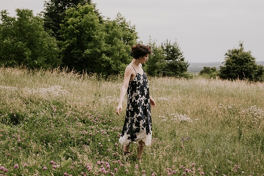 jedwabna sukienka by Silkki Way Silkki Way