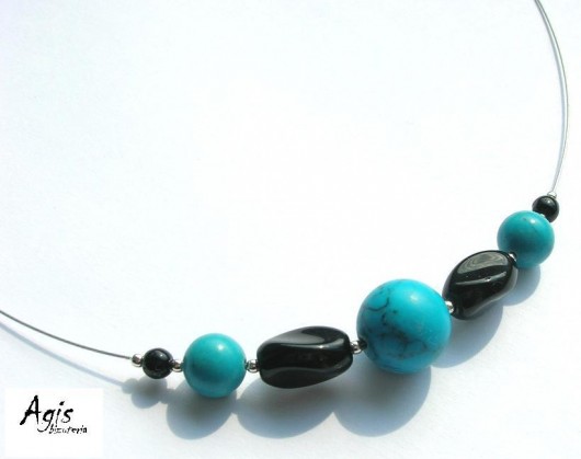 NECKLACE - Turkusy agis